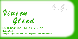 vivien glied business card